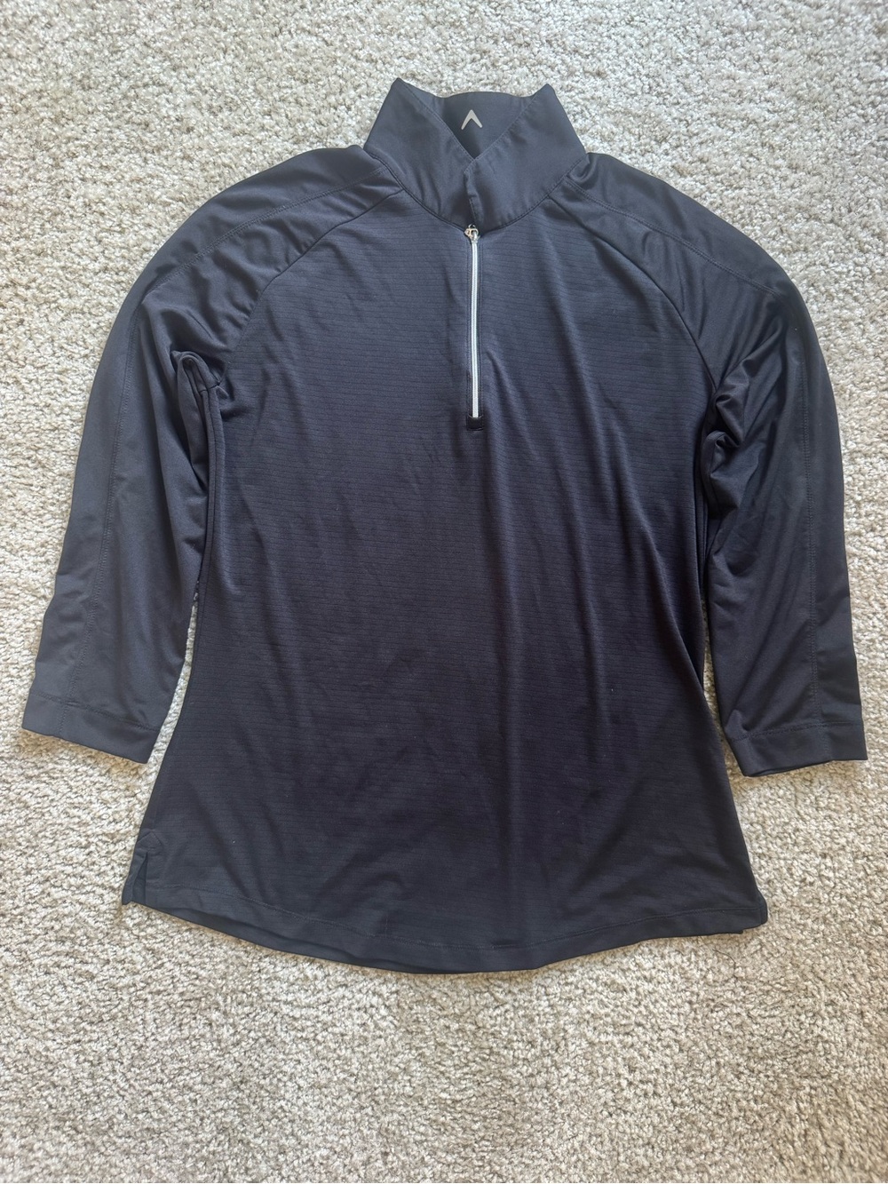 Callaway Women’s Golf Performance Black Quarter-Zip Pullover size M